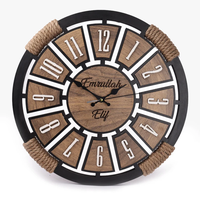 Valentinstag Geschenk Einweihung sparty Geschenk Custom ized Navy Blue Seil Wanduhr