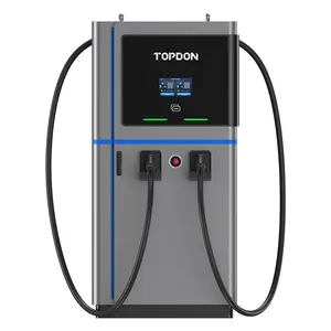 Fast Topdon American Standard Bidirectional Large Display Wall Mounted Ev Car Dc Battery To Charger Charging Station For Cars