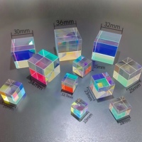Mini prisme optique rectangulaire en verre K9 X-Cube, prisme de dispersion RGB 60/40, qualité de surface 1, parallélisme pour la physique