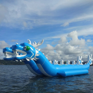 Jeux aquatiques gonflables : Bateau banane dragon pour divertissements aquatiques - Product Image 4