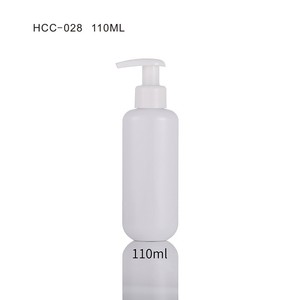 Flacon en plastique PET blanc solide HCC-028 110 ml pour emballage de lotion nettoyante pour le visage - Product Image 3