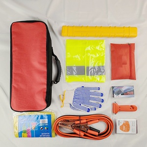 Car Roadside Emergency Kit European Standard Booster Cable Warning <strong>Triangle</strong> - Product Image 1