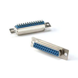 Connecteur femelle DB25 <span class=keywords><strong>iXin</strong></span> Electronics, connecteur mâle, coque, port parallèle, double rangée, 25 broches, pour câble de soudure - Product Image 2