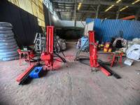 KXQ100 30m Rig de forage pneumatique DTH portable avec boîte de vitesses et compresseur d'air 450kg pour pente