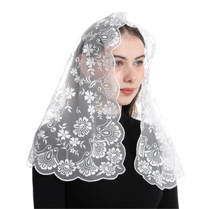 स्पेनिश फीता चर्च कैथोलिक चर्च कैथोलिक घूंघट शादी छोटे घूंघट - Product Image 1