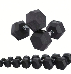 Mancuernas Hexagonales de Hierro Fundido con Revestimiento de Goma Antideslizante para Gimnasio en Casa o Uso Comercial Altere Musculation - Product Image 2