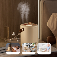 Mini humidificateur portable 3 modes de brumisation Super silencieux 1300ml Brumisation fraîche USB Personnel Bureau Extérieur Petit humidificateur