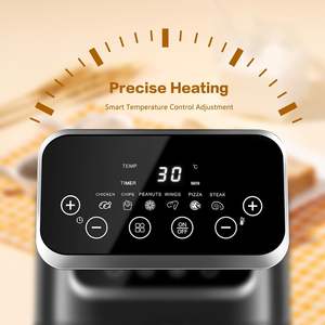 10L Cross-Border Visible Air Fryer Modern Square Design Home Smart Electric Multifunctional French Fries Machine Large Capacity - Product Image 2