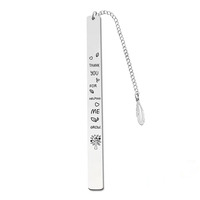 Grosir bookmark besi tahan karat bookmark untuk buku dengan rumbai