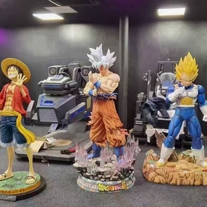 Estatua de Anime de Dragon Ball de Tamaño Real en Fibra de Vidrio, Figura de Acción de Dibujos Animados, Escultura de Resina de Vegeta y Goku, Modelo Artístico - Product Image 5