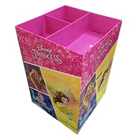 Présentoirs carrés en carton ondulé personnalisés pour vêtements et chaussettes, promotion et stockage en gros