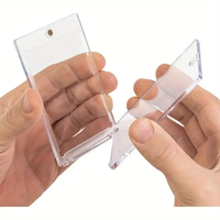 Étui rigide magnétique transparent en acrylique 35PT à protection UV pour cartes de sport, à ouverture rapide, vente directe usine