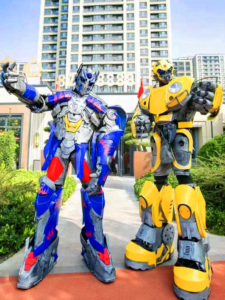 Costume de robot géant <span class=keywords><strong>Optimus</strong></span> <span class=keywords><strong>Prime</strong></span>, taille 2,5 m, costume de robot pour adulte, jouets de cosplay, costume de robot, prix - Product Image 5