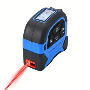 KeMing <strong>Tools</strong> 3in1 <strong>Laser</strong> Rangefinder 5m Tape <strong>Measure</strong> LCD Display Distance Meter Building Area Surveying Equipment 60m - Product Image 1