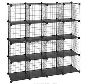 Metal Wire Modular DIY Storage Shelf <strong>Wardrobe</strong> <strong>Unit</strong> - Product Image 1