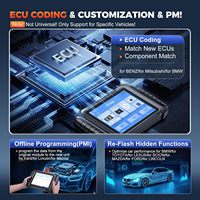 Herramienta de Diagnóstico Automotriz PMI para Ford FCA/CANFD/DoIP, Mapeo de Topología, Escáner OBD2 Bidireccional con IA XTOOL D8S