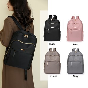 <strong>Women's</strong> Large Capacity Waterproof Breathable Nylon Backpack Polyester Lining Zipper Closure Lightweight Casual Travel <strong>Schoolbag</strong> - Product Image 2