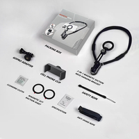 Kenke Support portable pour selfie pour téléphone portable Support en silicone pour sangle de cou pour Iphone Support magnétique sûr pour téléphone Support magnétique pour le cou