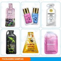 Machine d'emballage automatique multi-voies pour liquides, sachets de formes spéciales, cosmétiques, sérums, ampoules, toniques