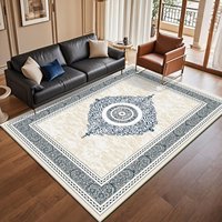 Tapis modernes floraux faits à la machine, super doux, écologiques, adaptés aux animaux domestiques, antidérapants, personnalisables, en polyester pour la maison et le salon, vente en gros