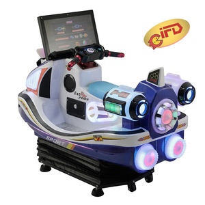Manège à monnayeur IFD pour parc d'attractions, Voiture à bascule pour enfants, Jeu de balançoire motorisé pour enfants, Jeu de course IFD-P10, Pousse-pièces d'arcade pour enfants - Product Image 1