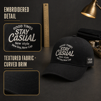 Casquette de baseball à 6/5 panneaux avec dos incurvé, logo personnalisé, tissu polyester/coton doux sublimé, design ajustable et tendance