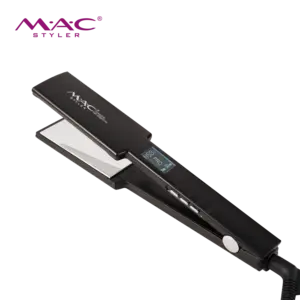 Macstyler Lcd Fast Mch Heating Hair Straighteners 480 Degree Wholesale Titanium Flat Iron Custom Logo Hair Straightener