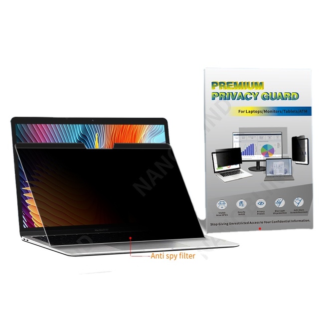 Removable Laptop Privacy Film PET Material 15.6 Inch Screen Protector Filter DELL 7000 Pro Anti-Spy Protection Imported Japan