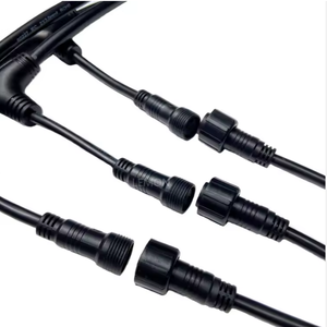 Conectores Impermeables Tipo T, Cables de Tres Vías, Cable Impermeable de <span class=keywords><strong>2</strong></span>, 3 y 4 Pines para Iluminación Exterior, LED, Electrodomésticos e Industria - Product Image 2