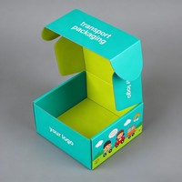 Caja de Regalo de Juguetes para Niños, Diseño Mate Corrugado, Impresión a Todo Color con Tinta de Soja, Caja de Juguetes de Laboratorio, Bajo Pedido Mínimo, Logotipo Personalizado, Caja de Envío