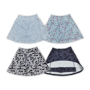 Faldas Deportivas de Yoga para Niñas RTS Sisters Wear, Estampado de Camuflaje, Faldas de Yoga para Verano - Product Image 1