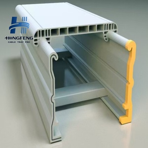 Bandeja de cable de PVC ignífuga de alta carga Tipo de escalera Tipo de canal Tipo de bandeja con placa de acero Múltiples colores disponibles - Product Image 1