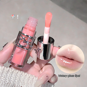 Gege กระจกลิปกลอสแวววาวกันน้ำได้สีสันสดใสให้ความชุ่มชื้นลิปกลอสความงามที่ชัดเจนสำหรับผู้หญิง - Product Image 5