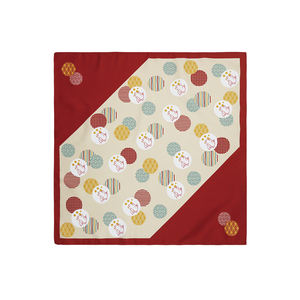 Bandana <span class=keywords><strong>Furoshiki</strong></span> personnalisé en coton et polyester, <span class=keywords><strong>tissu</strong></span> 22*22 pouces, impression confortable, multifonctionnel pour l'extérieur, <span class=keywords><strong>Furoshiki</strong></span> pour les vacances - Product Image 1
