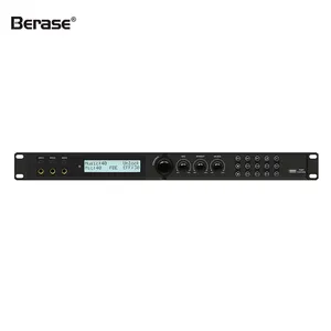 Berase KX-8600 Audio Mixer 6 CH Dsp Anti-howling Sound Effect Audio Processor Professional Mixer For Meeting Speech KTV