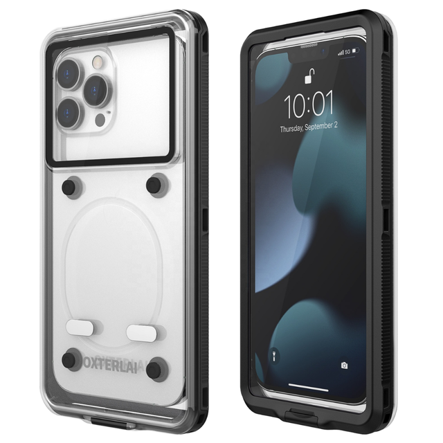 Shockproof IP68 Waterproof PC Material Luxury Phone Case with Strap for 12/13/14/15 for Honor Redmi Vivo