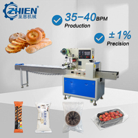 Machine d'emballage horizontale automatique HFFS pour les sucettes glacées et les nouilles instantanées