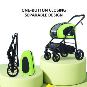 Le panier de transport <span class=keywords><strong>pour</strong></span> <span class=keywords><strong>chien</strong></span> léger pliable peut être utilisé seul Poussettes de luxe <span class=keywords><strong>pour</strong></span> animaux de compagnie - Product Image 3