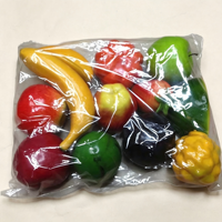 Fruits et légumes artificiels réalistes en plastique de haute qualité, 9 cm, pour photomaton et décoration de table à la maison