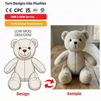 Fabricant de jouets en peluche personnalisés : Chien de luxe en peluche avec microphone, cadeaux d'hôtel, jouets en peluche chat, poupée en peluche personnalisée, porte-clés