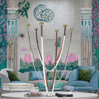 Lustre suspendu moderne en cuir de designer nordique, LED E12, anti-éblouissement, haute luminosité, moyen et long, pour la maison, l'hôtel