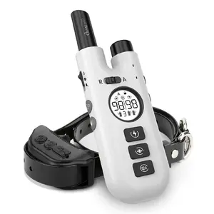 Wasserdichte elektrische Fernbedienung Wiederauf lad bares Hunde trainings halsband Stop Barking <span class=keywords><strong>3</strong></span> Trainings modus Beep Vibration Hundes chock halsband - Product Image 1