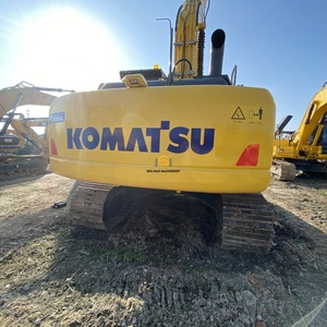 Garantie après-vente, Excavatrice sur chenilles hydraulique Komatsu PC220 de 22 tonnes d'occasion avec rétrocaveuse - Product Image 2