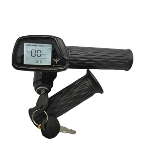 Ebike phần xử lý Grip 7pin LCD hiển thị chuyển đổi với khóa Key ga hiển thị ga cho kugoo muốn 01 điện xe tay ga - Product Image 2
