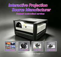Projection Murale Interactive Commerciale Haut de Gamme à Encre Couleur avec Conception Personnalisée et Demande sur Mesure pour Musées, Aquariums