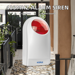 ไซเรนเตือนภัยไร้สาย Plapie ปรับแต่งได้ 433MHz สำหรับภายนอกอาคาร พร้อมไฟเสียง 12V วัสดุพลาสติก ABS แบบเสียบปลั๊ก ใช้แบตเตอรี่ รองรับแอป Tuya - Product Image 2