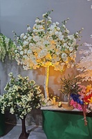 Arbre de roses artificiel en soie, rose artificielle rose pour décoration de table, mariage, Pâques, taille personnalisée