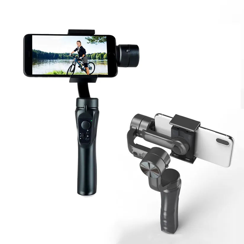 Telefon Gimbal sabitleyici Zoom tekerlek el akıllı mobil tutucu smartphone telefon standı AI otomatik yüz izleme telefon tutucu