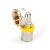 Aenor CSTB NF Raccord à sertir à profilé multi-mâchoires U/TH/H/RFZ Raccords à sertir en laiton pour tuyaux multicouches pex-al-pex