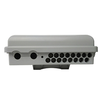 Caja de terminales de fibra óptica FTTH de 16 puertos de buena calidad, caja de terminales de empalme de fibra para exteriores ABS de 1X16-core de 1X16-core